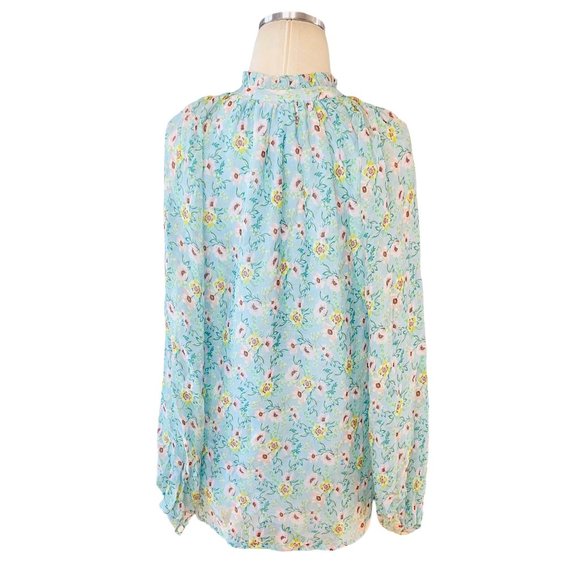 Yumi Kim Blouse Sundown Top in Bedford Park Blue XSmall - Picture 8 of 13